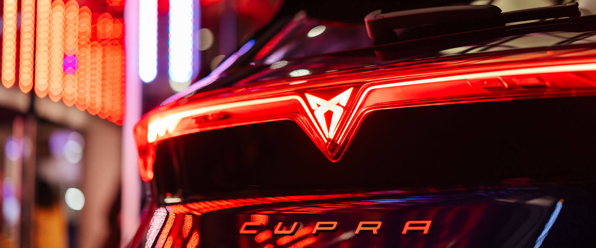 Rear lights of a CUPRA Terramar