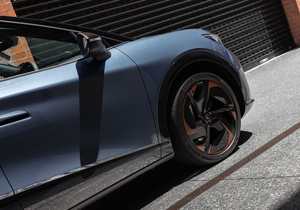 Close up photo of a CUPRA windscreen on a Terramar SUV