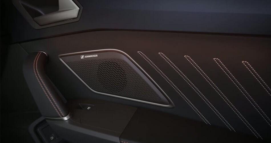 Sennheiser speaker in a CUPRA