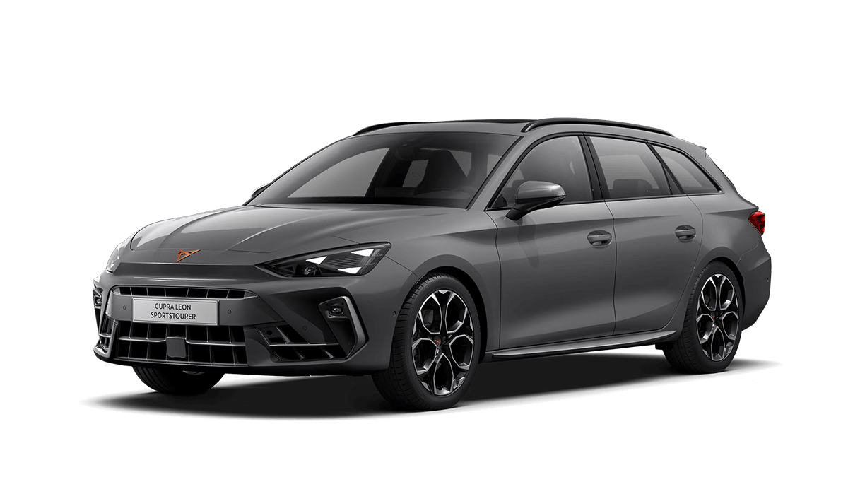 CUPRA Leon Sportstourer render with a clear background