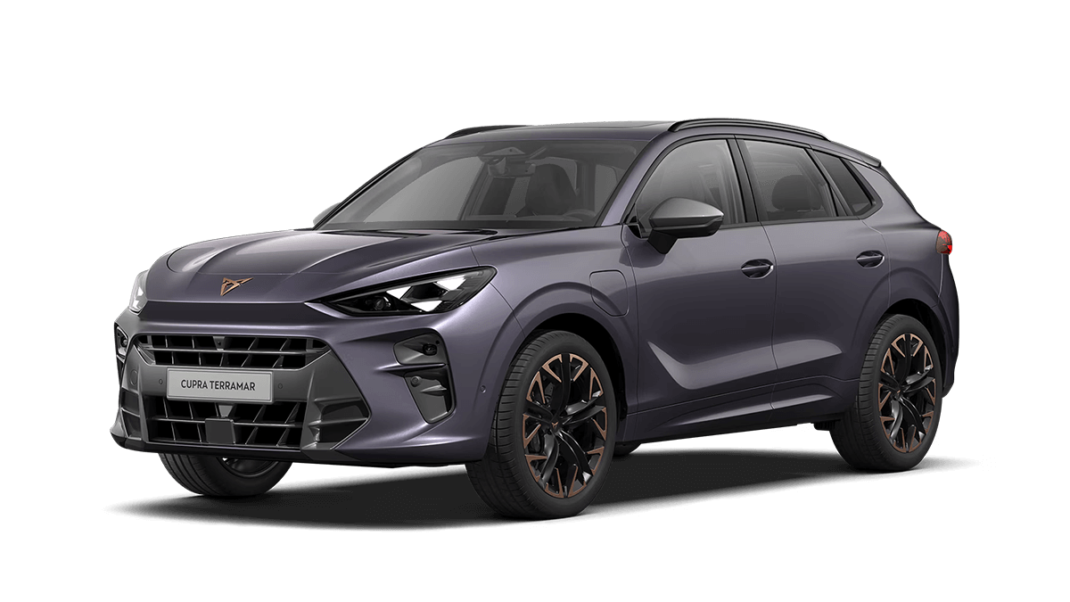 CUPRA Terramar render with a clear background
