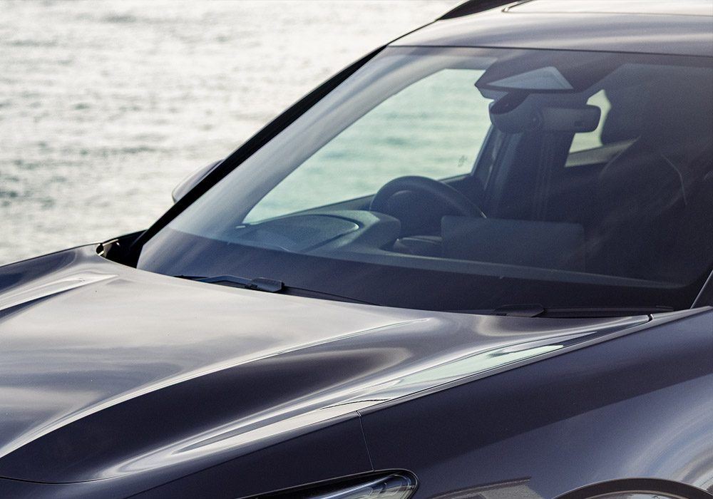 Close up photo of a CUPRA windscreen on a Terramar SUV