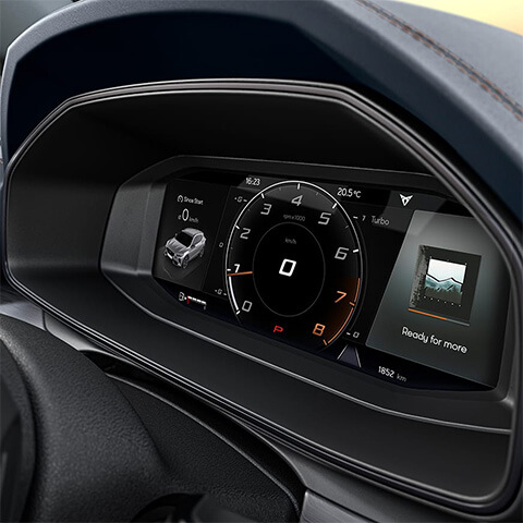 Harness complete control.
The CUPRA Drive Profile. Tuned for sports performance and feel.
